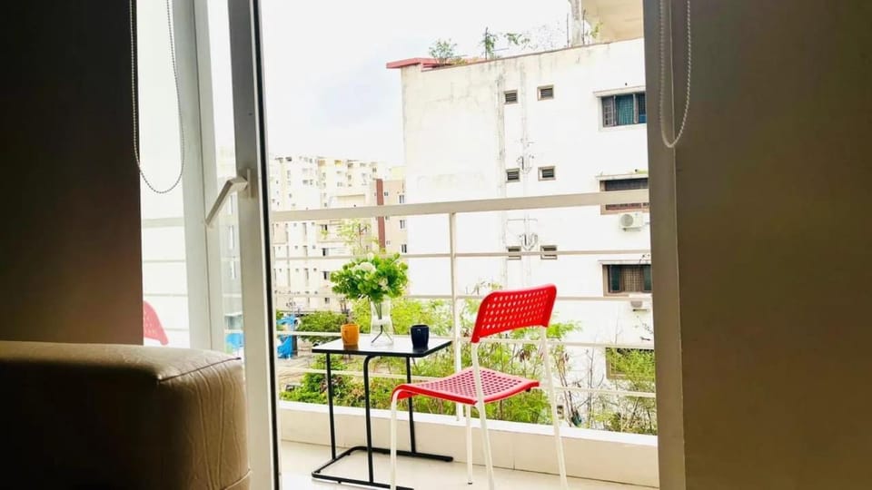 View (from property/room), Balcony/Terrace, Seating area