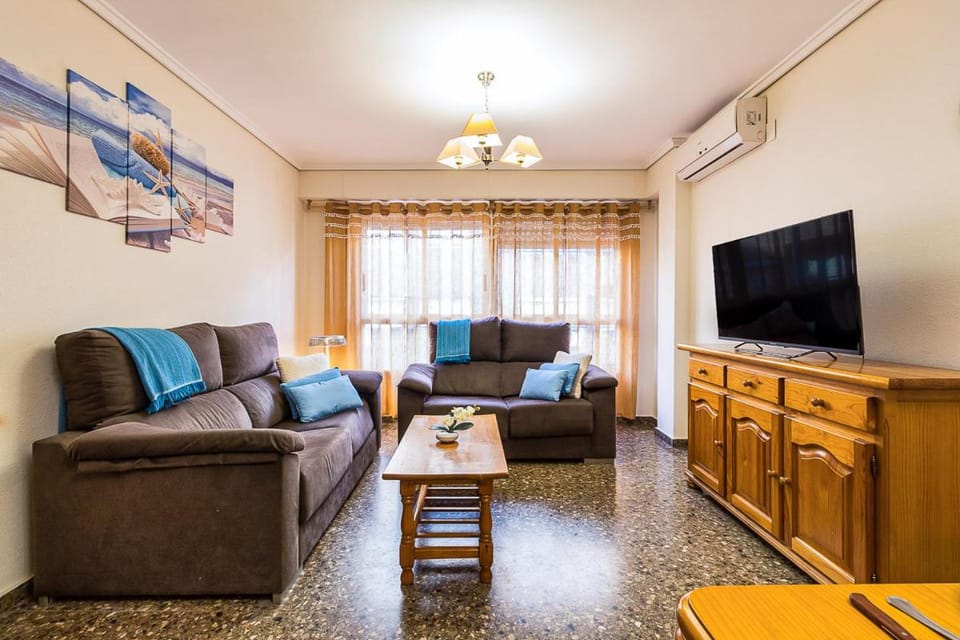 Living room, air conditioner