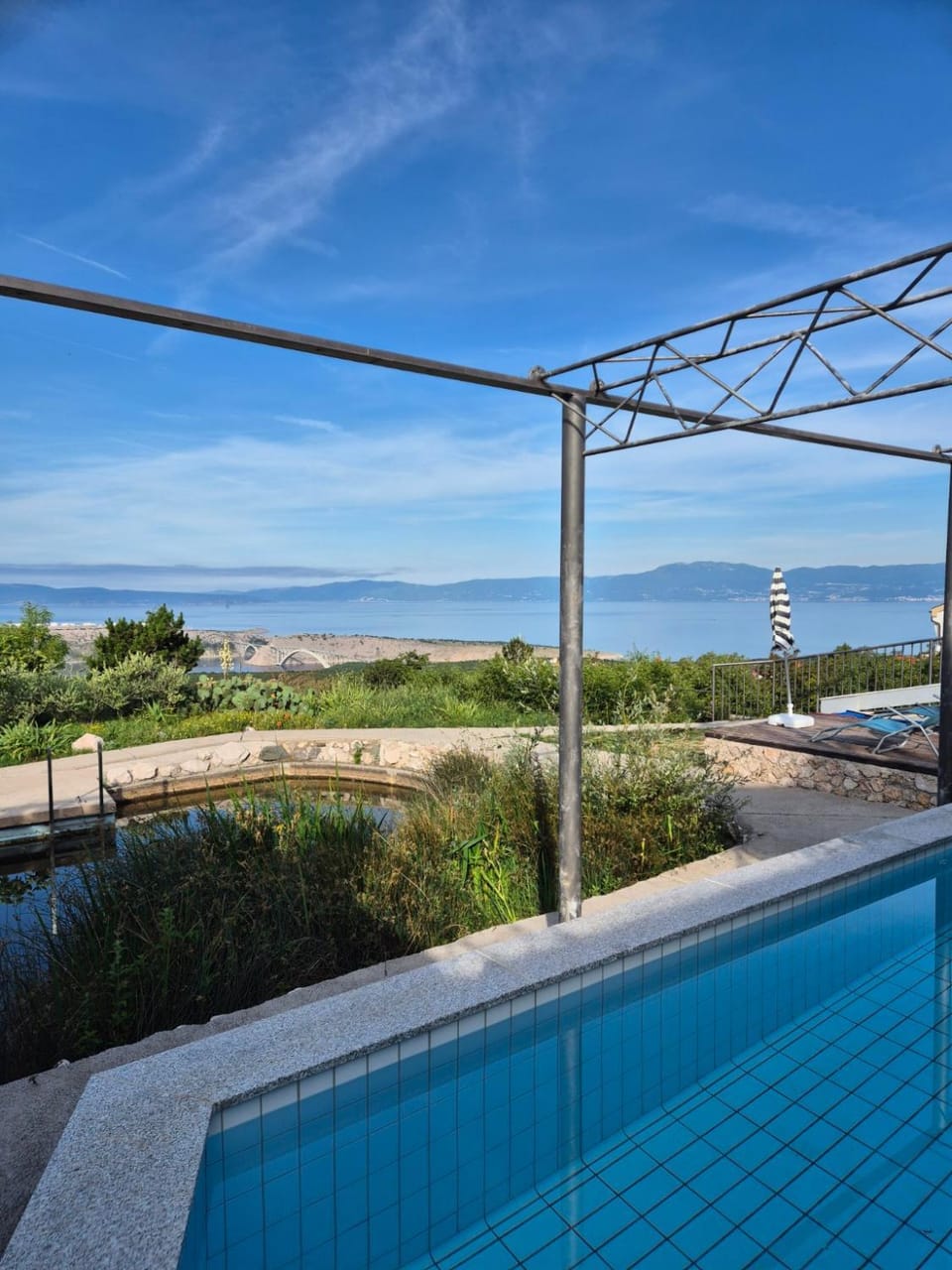 Pool view, Sea view, Swimming pool