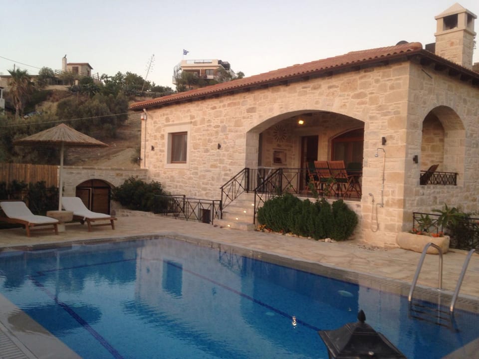 Swimming pool, Sunset