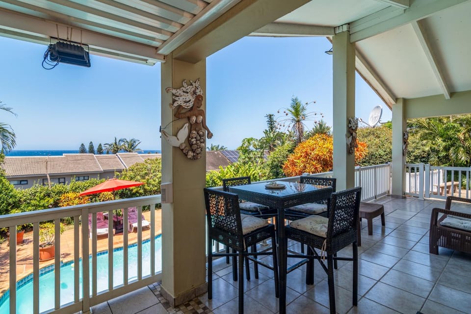 Balcony/Terrace, Seating area, Sea view, Swimming pool