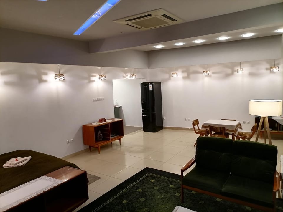 Communal lounge/ TV room, Bed, Living room, Photo of the whole room, Seating area, Evening entertainment, Bedroom, air conditioner