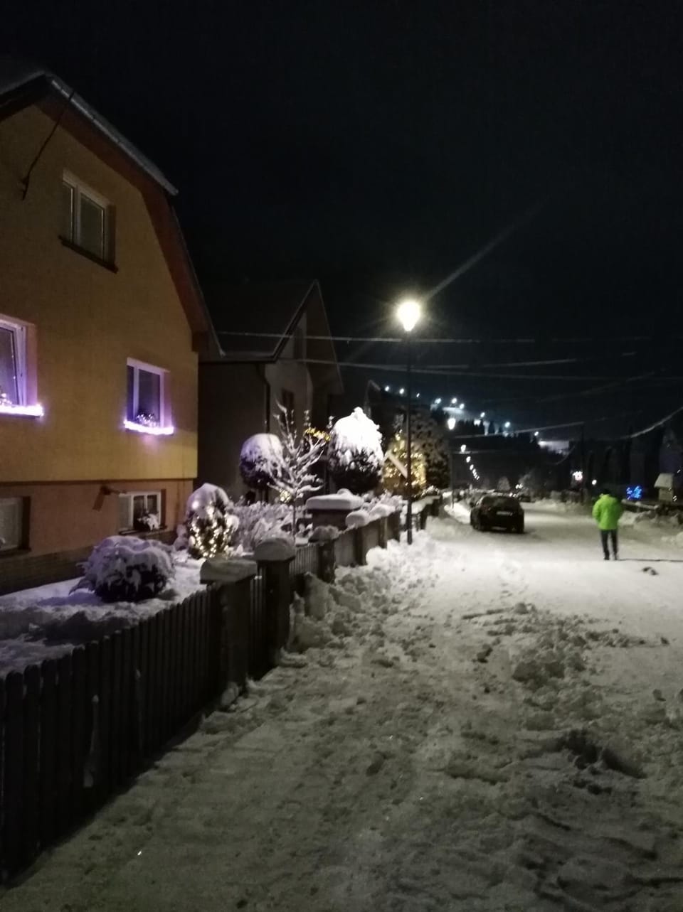Property building, Winter