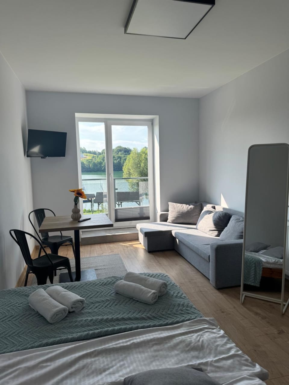 Bed, Living room, Photo of the whole room, Bedroom