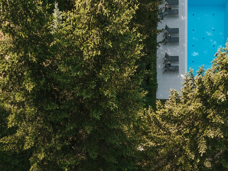 Day, Natural landscape, Bird's eye view, Swimming pool