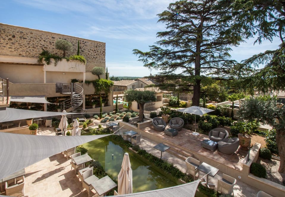 Patio, Garden view, Pool view
