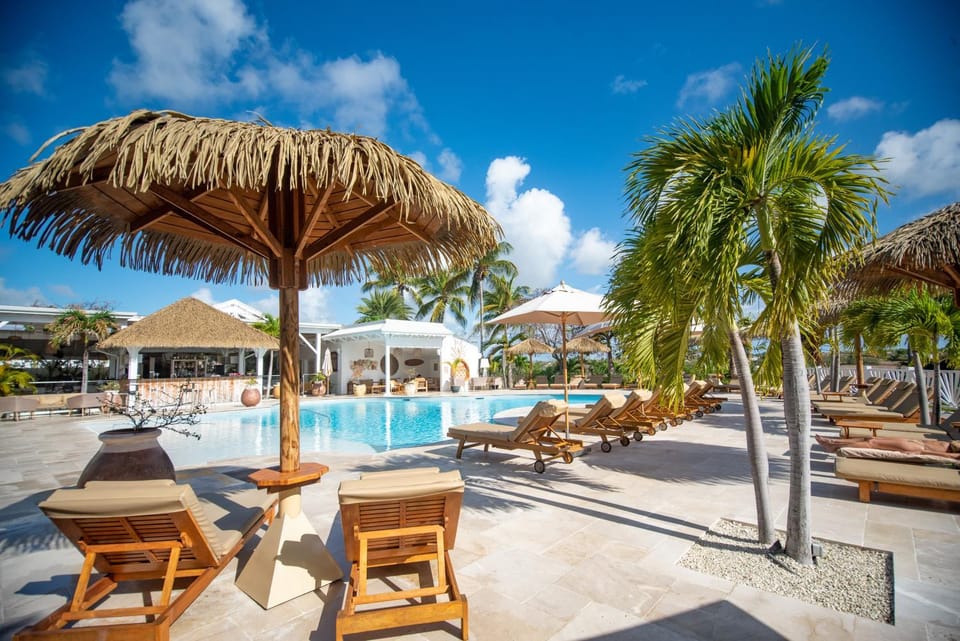 Day, Swimming pool, sunbed