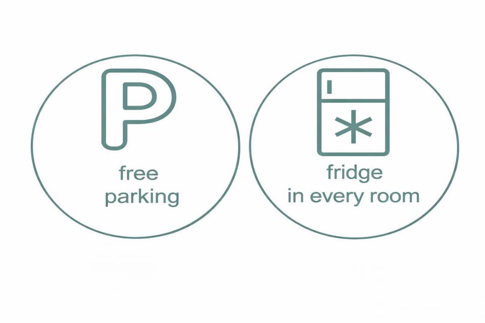 Parking, minibar