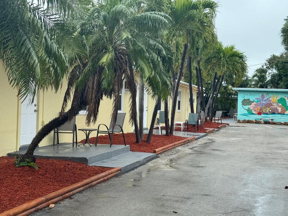 Property building, Garden view