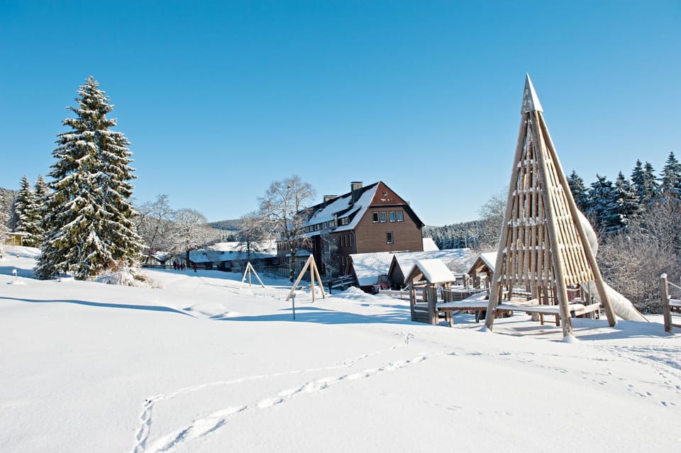 Property building, Day, Natural landscape, Winter