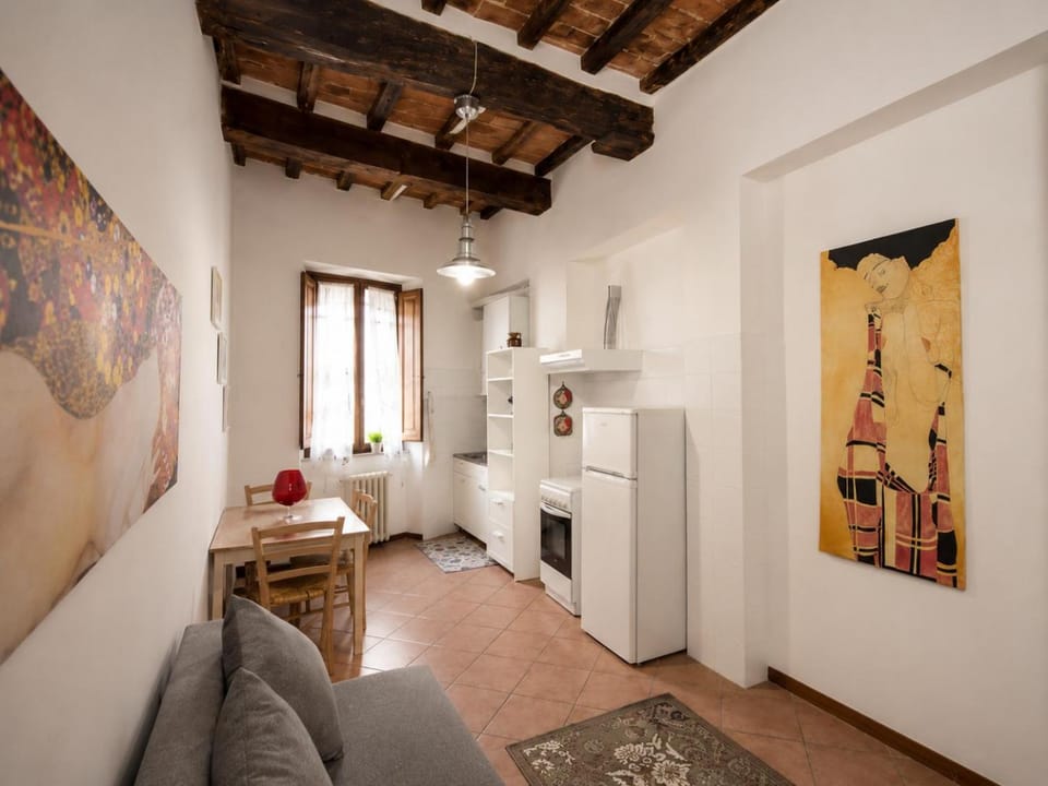 Living room, kitchen