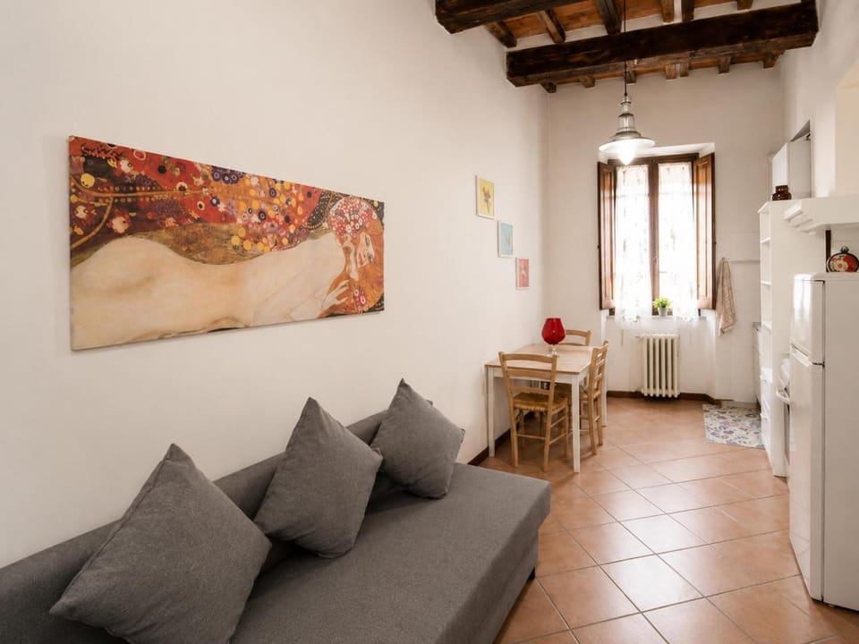 Living room, kitchen