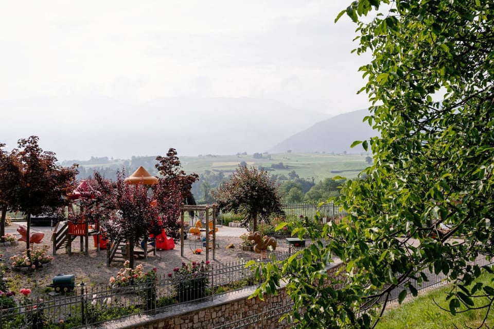 Spring, Day, Natural landscape, Children play ground, Mountain view