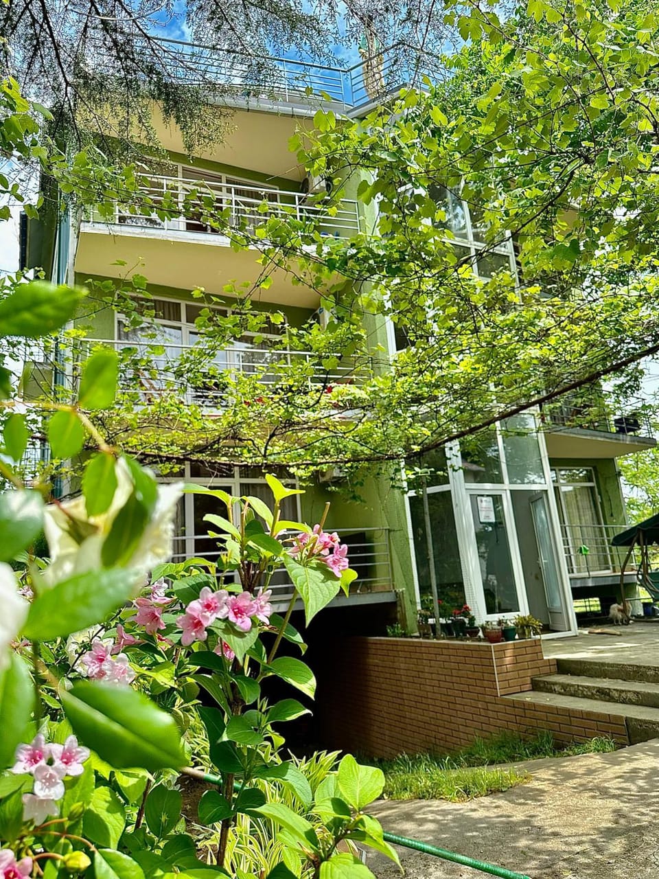 Property building, Garden view
