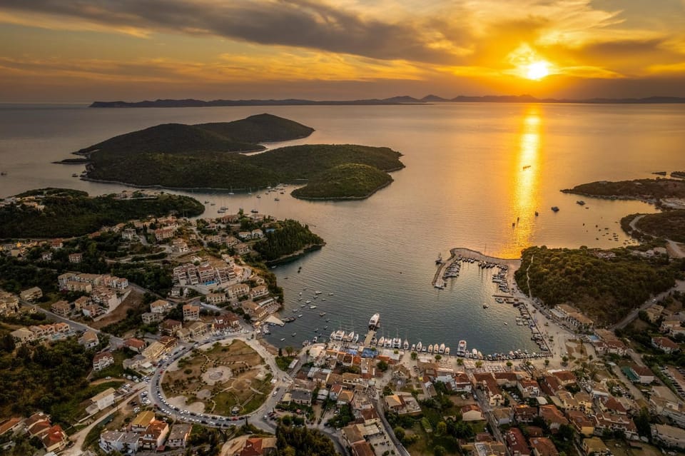 Bird's eye view, Sunset