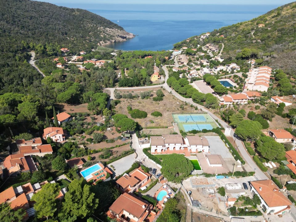Neighbourhood, Natural landscape, Bird's eye view, Sea view