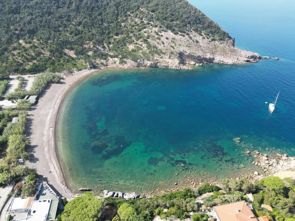 Natural landscape, Bird's eye view, Beach, Sea view