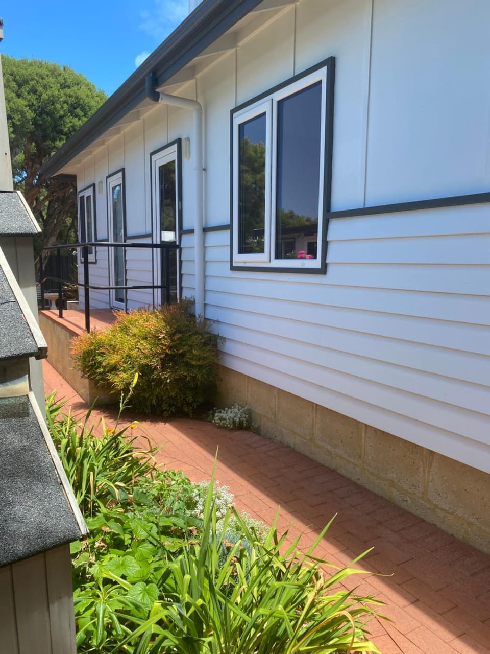Property building, Garden view