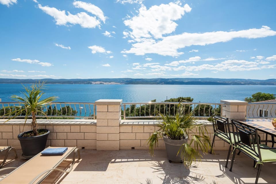 Property building, Patio, View (from property/room), Balcony/Terrace, Sea view