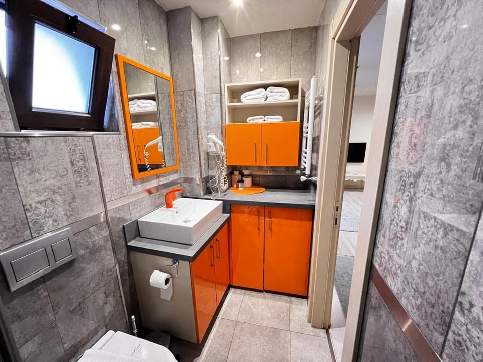 Shower, Toilet, Bathroom, Dining area