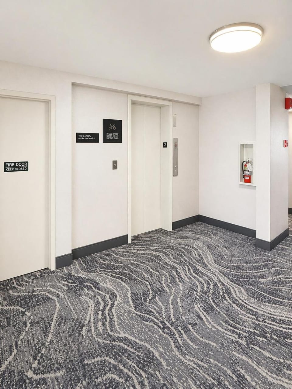 Property building, elevator