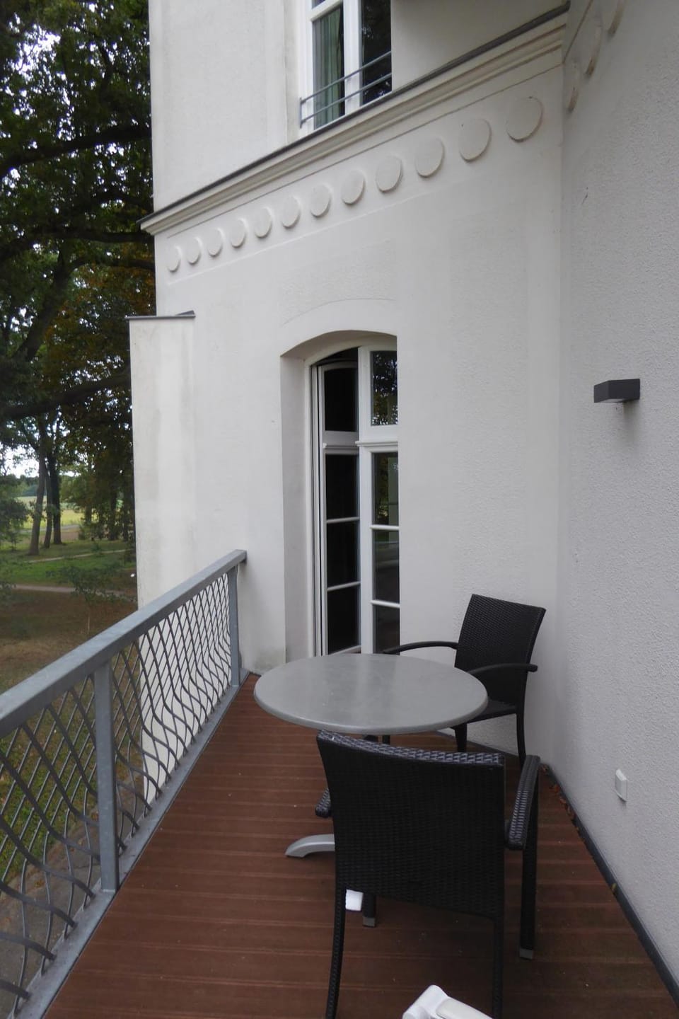 Property building, Garden view
