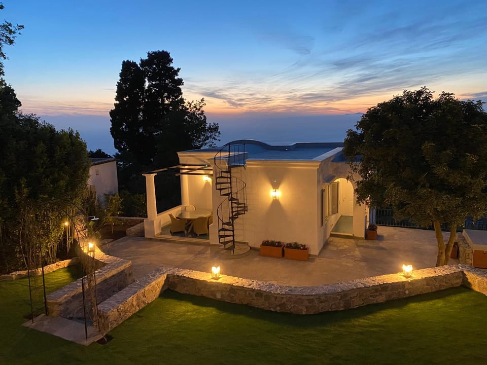 Garden view, Sea view, Sunset