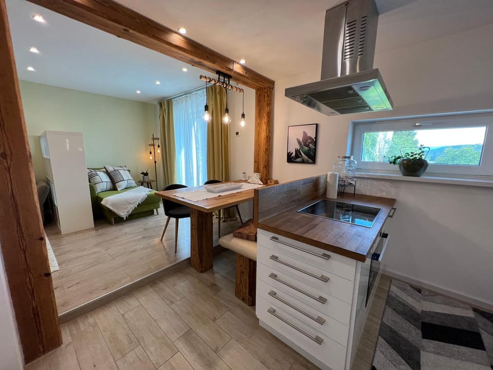 Kitchen or kitchenette, Dining area, pet friendly, stove
