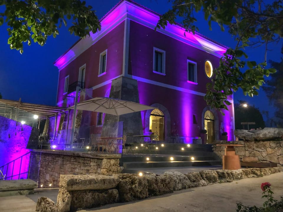 Facade/entrance, Night, On site
