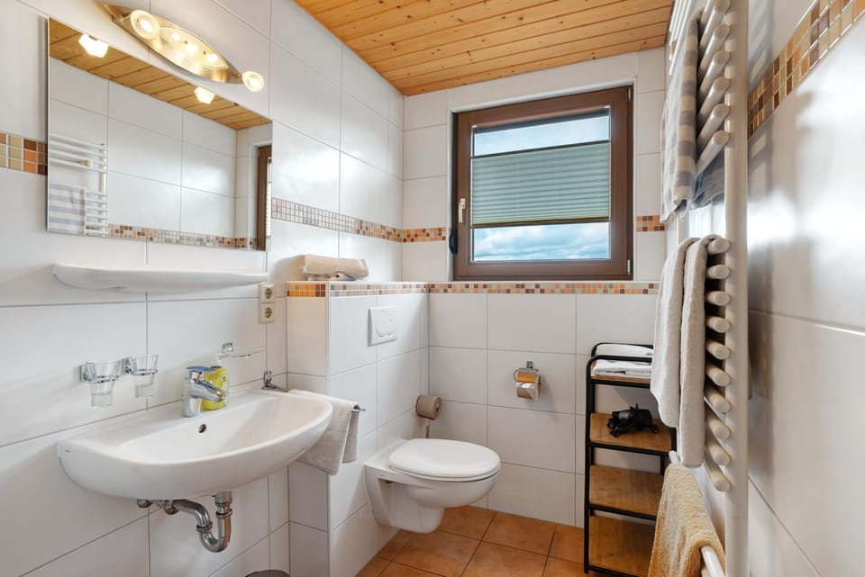 Bathroom, Living room