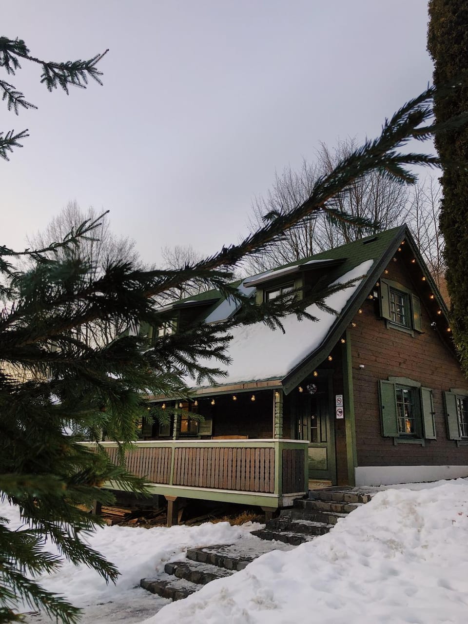 Property building, Day, Natural landscape, Winter