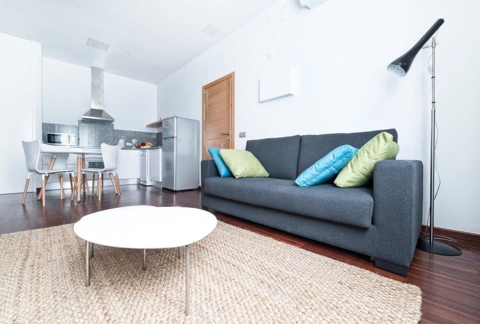Kitchen or kitchenette, Living room, Dining area