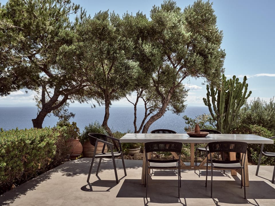 Dining area, Sea view