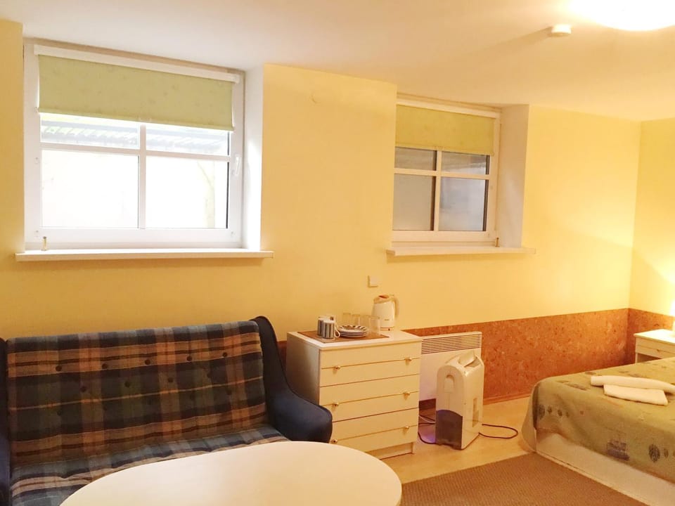 Bed, View (from property/room), Living room, Photo of the whole room, Seating area, Bedroom