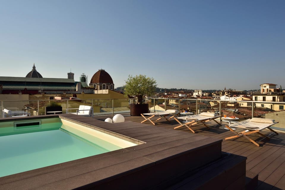 Balcony/Terrace, Pool view, Swimming pool, Open Air Bath