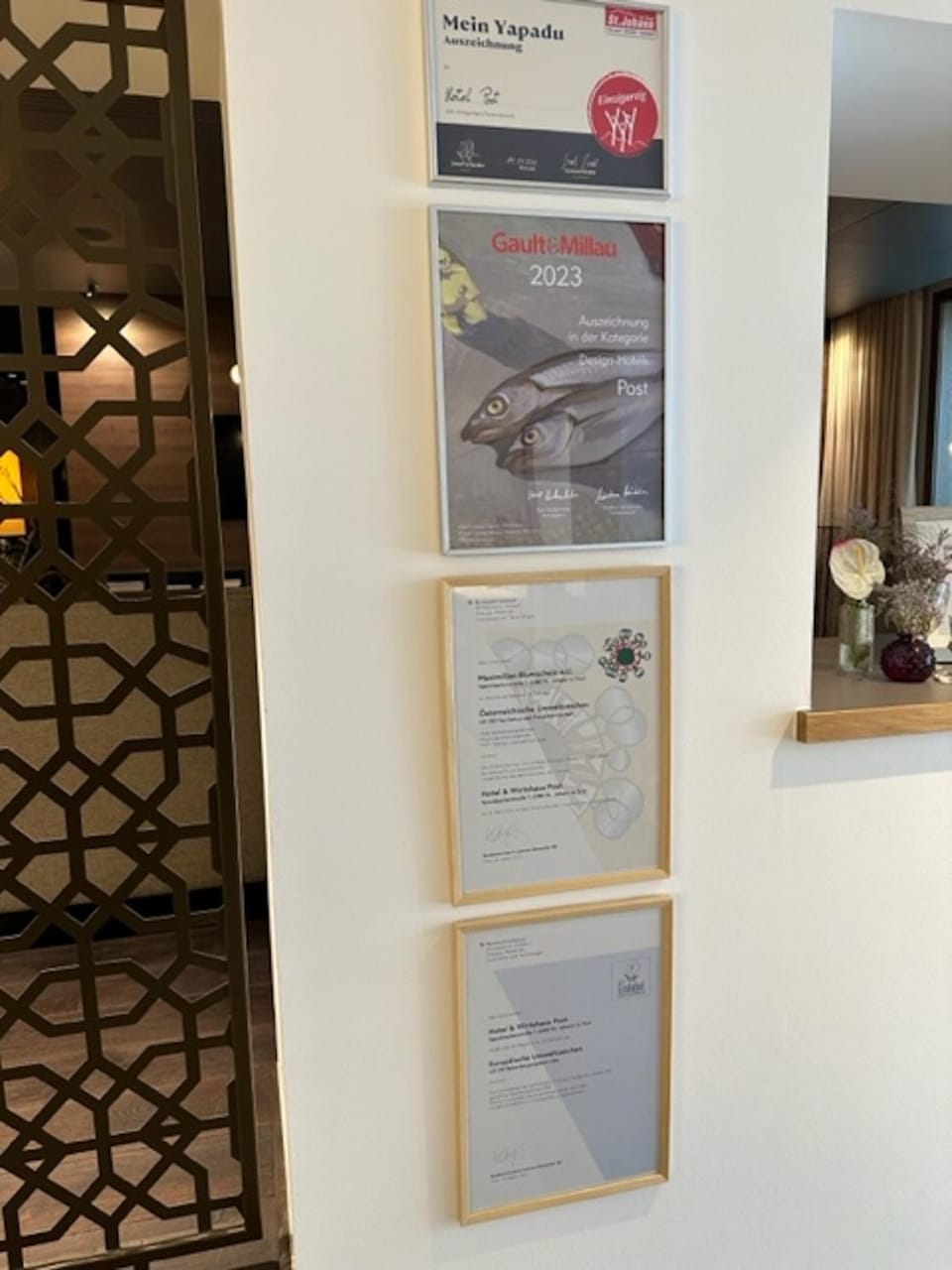 Certificate/Award