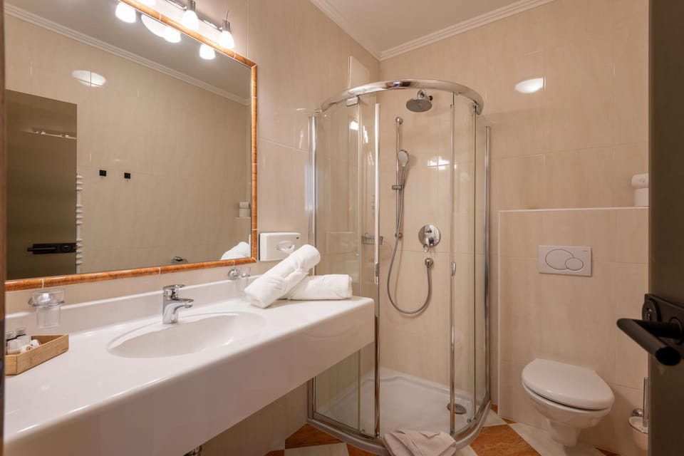 Shower, Toilet, Bathroom, towels