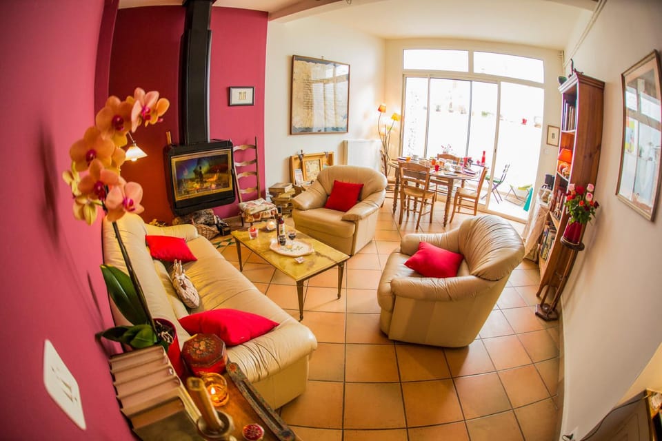 Library, Living room, Dining area