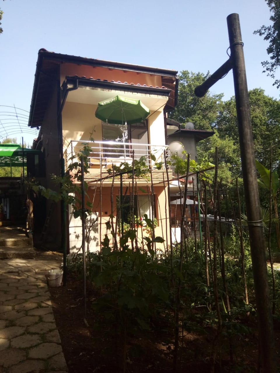 Property building, Patio