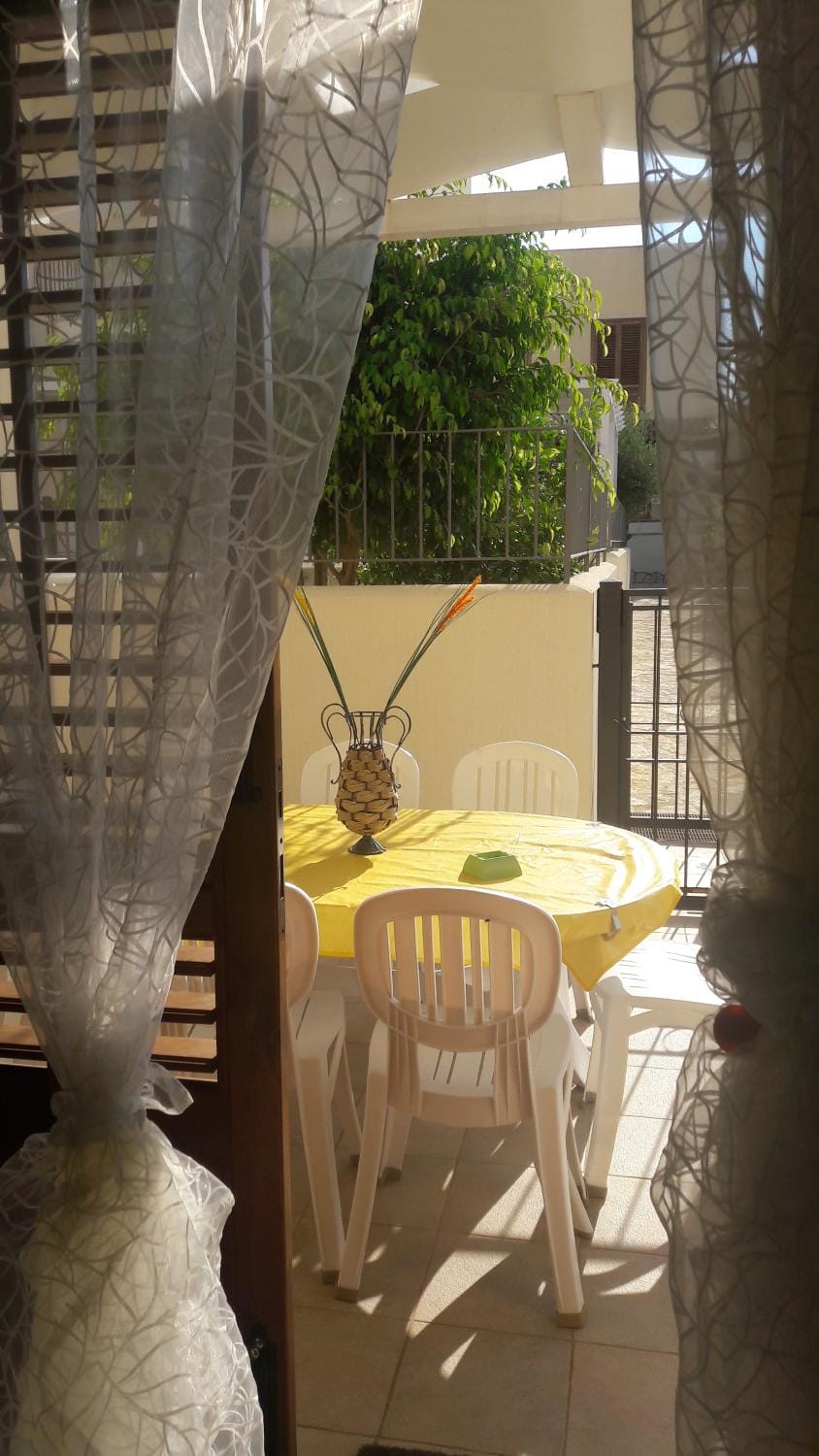 Patio, Facade/entrance, Inner courtyard view