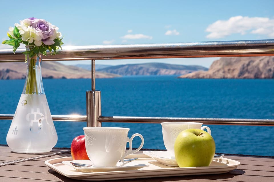 Food close-up, Balcony/Terrace, Sea view