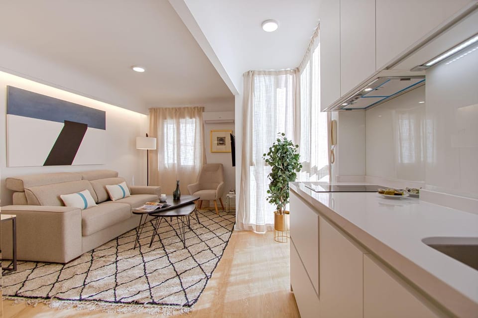 Kitchen or kitchenette, Living room