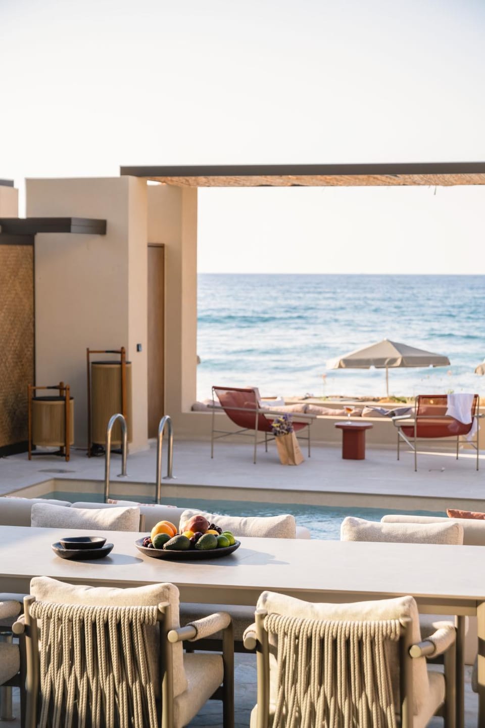 Seating area, Dining area, Beach, Pool view, Sea view
