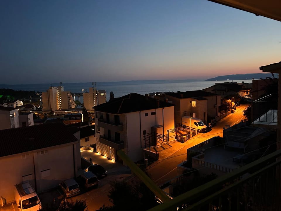 Night, Neighbourhood, Sea view, Street view, Sunset