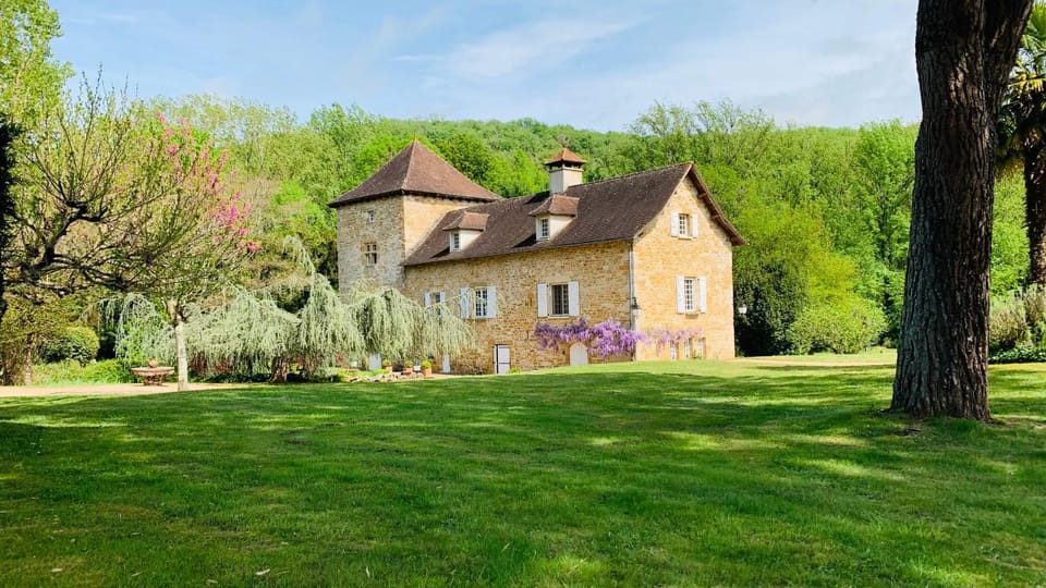 Property building, Spring, Natural landscape, Garden
