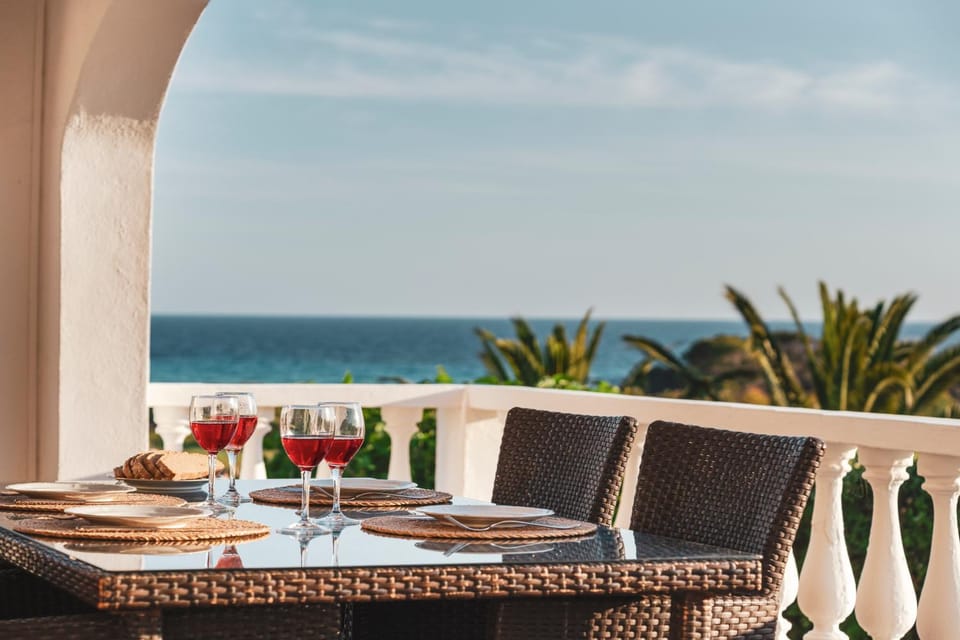 Patio, Spring, Off site, Day, Natural landscape, Summer, View (from property/room), Balcony/Terrace, Living room, Dining area, Sea view