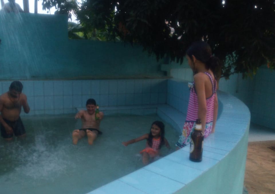 People, Swimming pool, Drinks, children, young children, Open Air Bath, Family