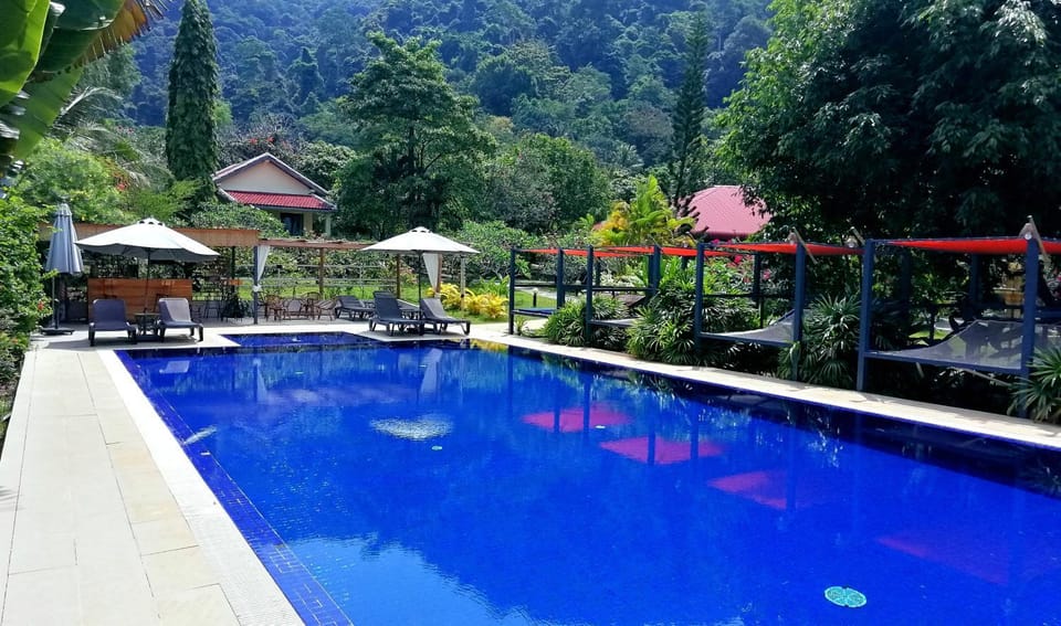 Lounge or bar, Pool view, Swimming pool