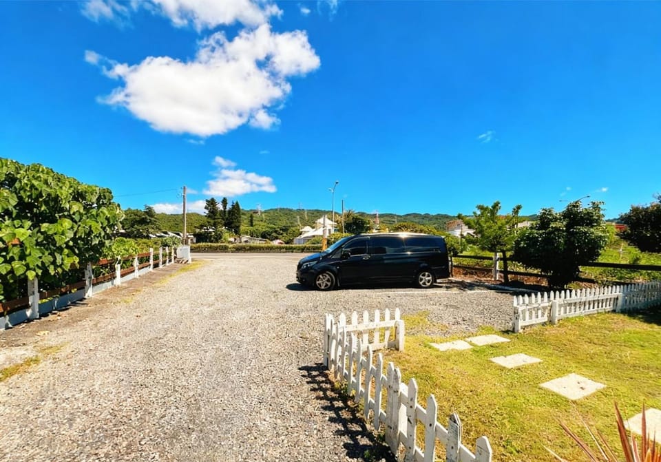 Natural landscape, Garden, Parking
