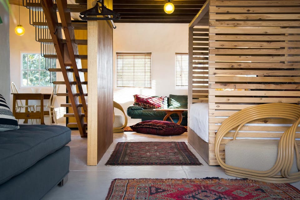 Living room, Bedroom